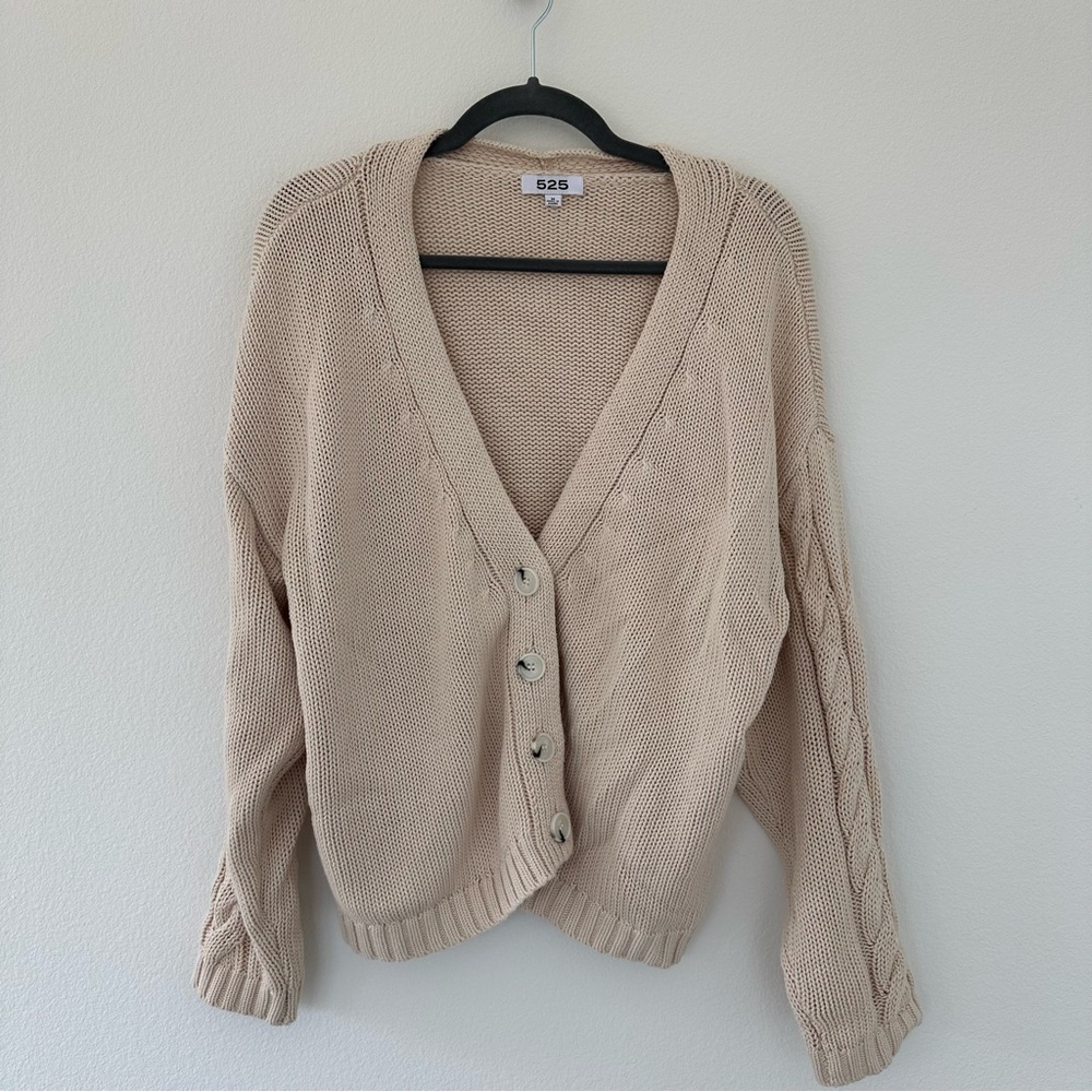525 America Women's Cream Sweater